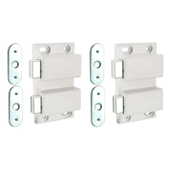 BISS Uxcell a15071500ux0409 Metal Shutter Hardware Cabinet Wardrobe Magnetic Catch Door Latch Dragonmarts Pack of 2 